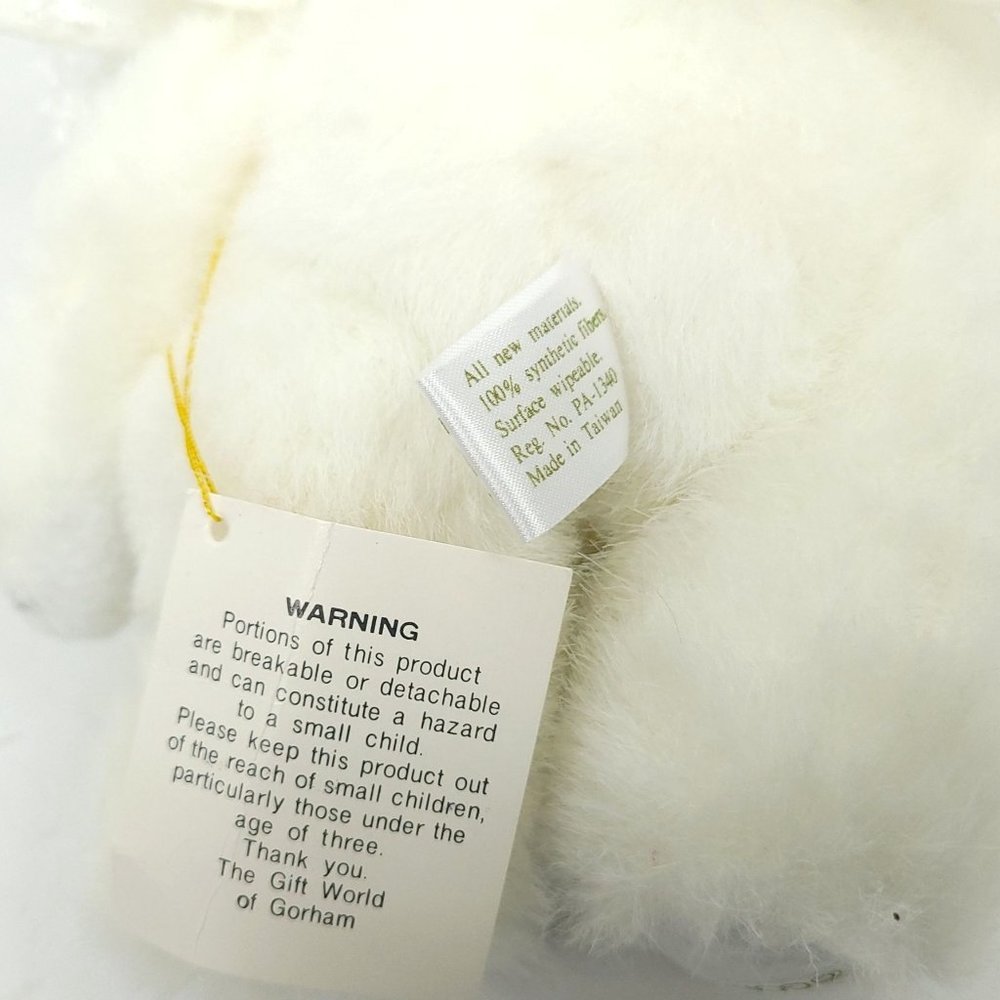 Vintage 1985 Gorham Remembears Teddy Bear Plush Stuffed Animal Toy Lace Collar - Picture 11 of 13